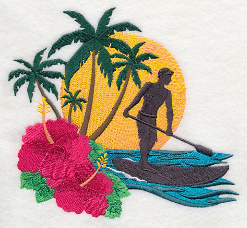 Tropical Paddleboarder - Male