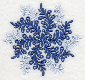 Blue Fern Medallion 1