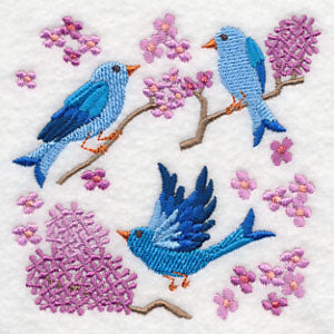 Summertime Bluebirds and Blooms 2