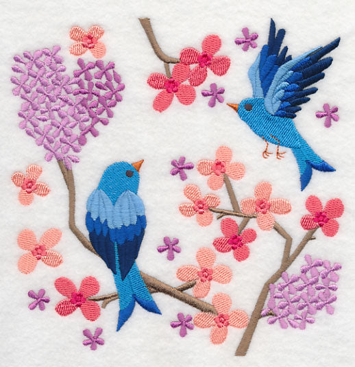 Summertime Bluebirds and Blooms 6