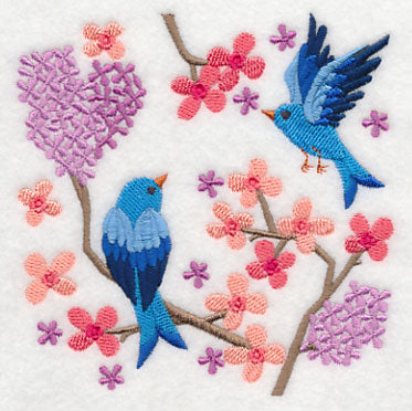 Summertime Bluebirds and Blooms 6