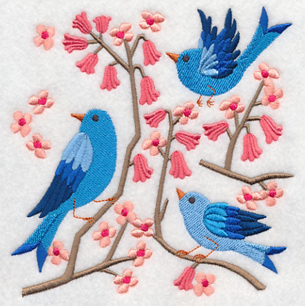 Summertime Bluebirds and Blooms 7