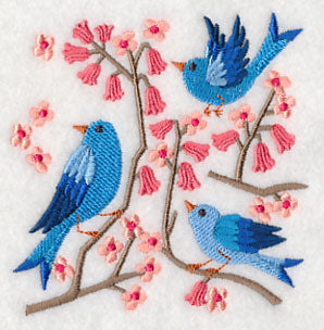 Summertime Bluebirds and Blooms 7