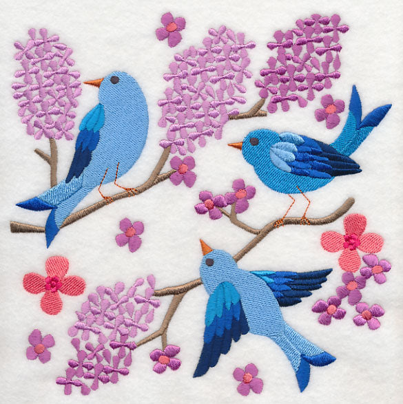 Summertime Bluebirds and Blooms 8