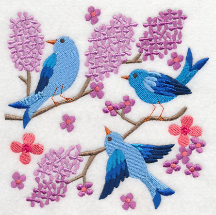 Summertime Bluebirds and Blooms 8