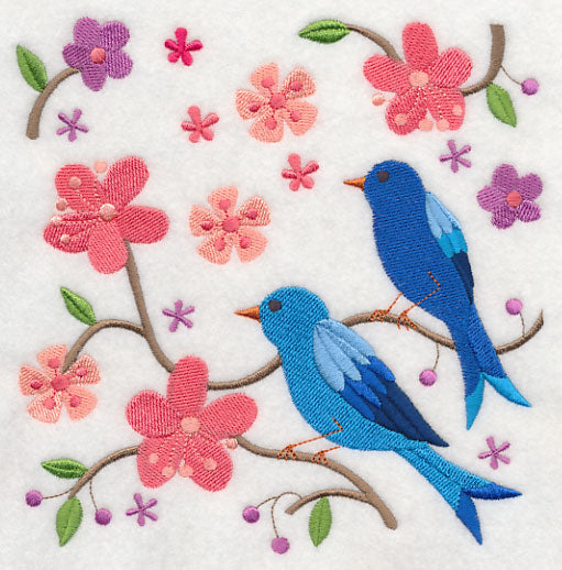 Summertime Bluebirds and Blooms 9