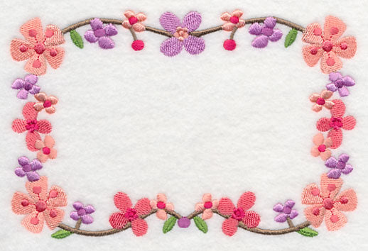 Summertime Bluebirds and Blooms Quilt Label