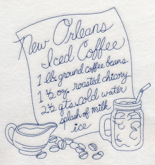 New Orleans Iced Coffee (Bluework)