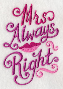 The Right Couple - Mrs. Always Right