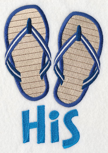 Beach Flip Flops - His