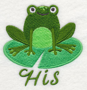 Lily Pad Frog - His