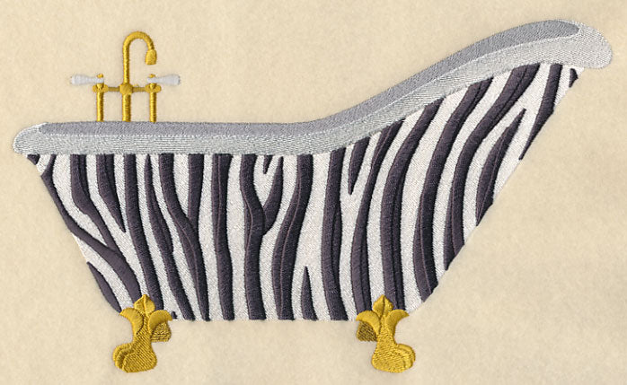 Zebra Print Bathtub