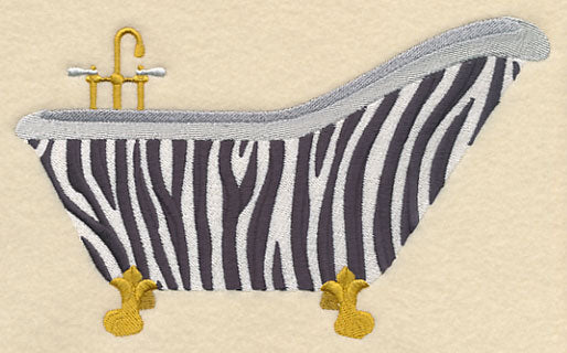 Zebra Print Bathtub