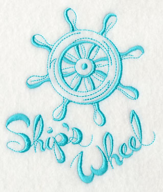 Ocean Fresh Ship's Wheel