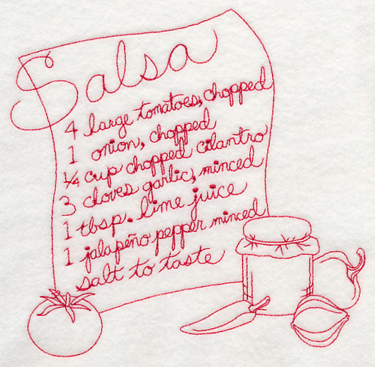 Salsa (Redwork)
