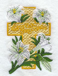 Easter Greetings Cross