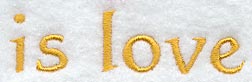 Text - is love