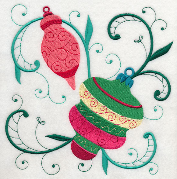 Trimming the Tree Ornament Square