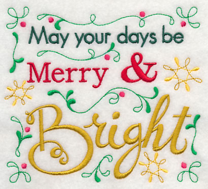 May Your Days Be Merry & Bright