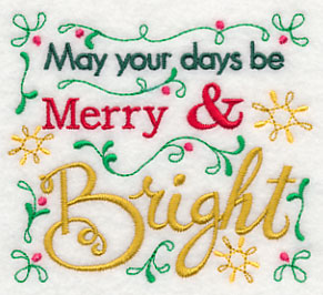 May Your Days Be Merry & Bright