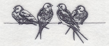 Swallows on a Wire 2