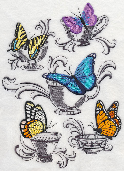 Butterflies at Tea Time