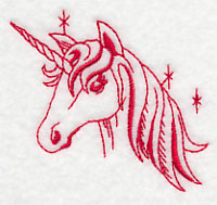 Unicorn Magic 3 (Redwork)