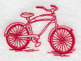 Antique Bicycle 2 (Redwork)
