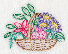 Fresh Flower Basket 2 (Vintage)