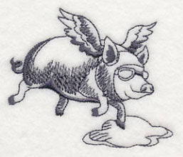 Flying Pigs and Plane 1