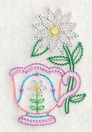 Teacup with Chamomile (Vintage)