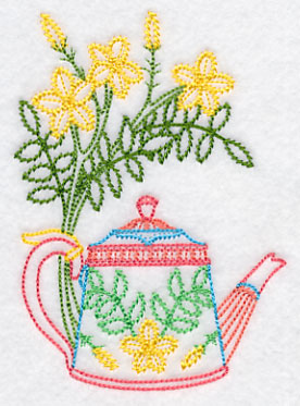 Teapot with Jasmine (Vintage)