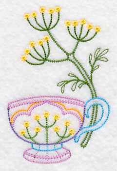 Teacup with Dill (Vintage)