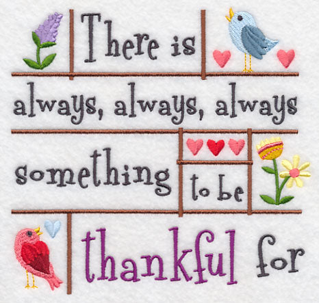 Always Something to Be Thankful For
