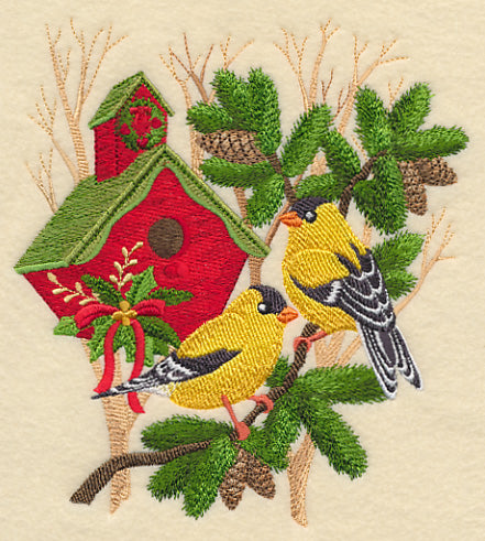 Christmas for the Birds - Goldfinches