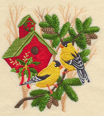 Christmas for the Birds - Goldfinches