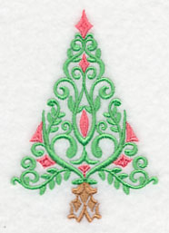 Festive Filigree Christmas Tree 3