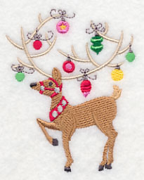 Tree Trimming Reindeer 2