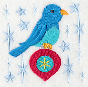 Bluebird Holly-Dazzle - Ornament 2