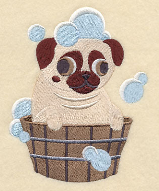 Pug in a Tub