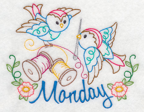 Sew Sweet Birdies on Monday (Vintage)