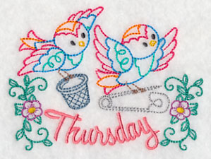 Sew Sweet Birdies on Thursday (Vintage)