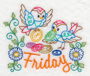 Sew Sweet Birdies on Friday (Vintage)
