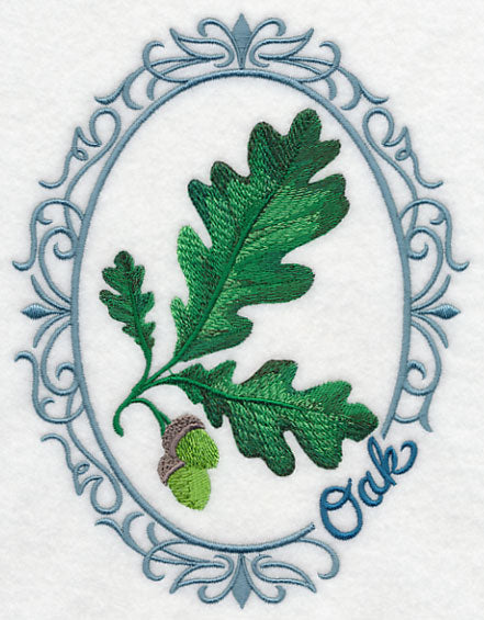 Leaf Cameo - Oak