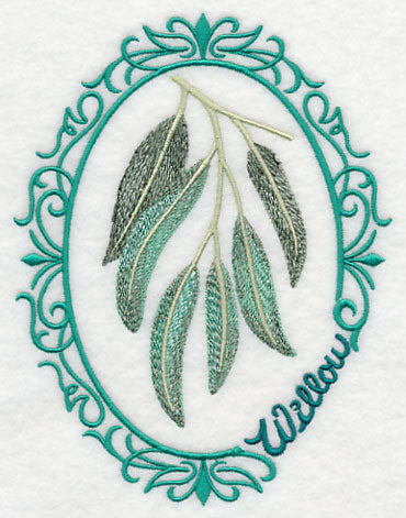 Leaf Cameo - Willow