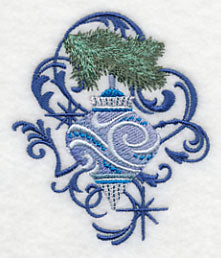 Blue Christmas Ornament and Echo 3