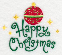 Happy Christmas with Ornament