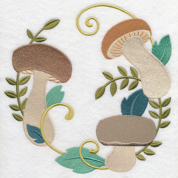 Porcini Mushroom Wreath