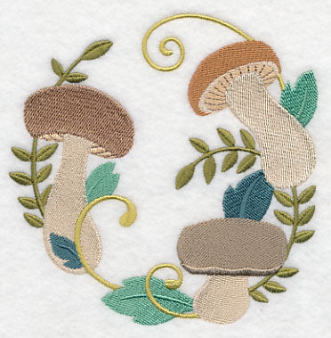 Porcini Mushroom Wreath