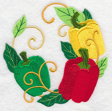 Bell Pepper Wreath